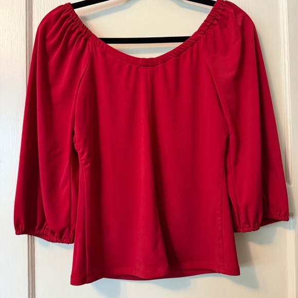 Vixen by Micheline Pitt peasant Vacation top - Picture 2 of 2